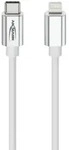 ANSMANN USB C Lightning Kabel 120cm in wei&szlig; f&uuml;r iPhone iPad kompatibel - Wei&szlig;