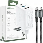 ACEFAST A17, Drinnen, AC, 1,8 m, Wei&szlig; - Wei&szlig;