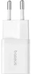 Baseus P10110909213-00 USB-C GaN5 mini 25W mains charger White - Wei&szlig;