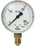 Riegler Manometer neutral, G 1/4 radial unten, Messber. 0 - 315 bar, &Oslash; 63