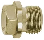 Riegler Verschlussschraube, Au&szlig;ensechskant, Bund, G 1, SW 27, ES 1.4571