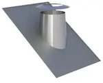 &Oslash; 130 mm Jeremias DW Vision Dachdurchf&uuml;hrung mit Bleirand und Wetterkragen 26&deg;-
