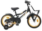 vidaXL Kinderfahrrad 12 Zoll f&uuml;r 2-4 Jahre alt Orange Schwarz - Orange