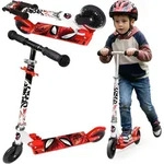Marvel Spider-Man Zweirad-Roller mit Bremse, zusammenklappbar und...