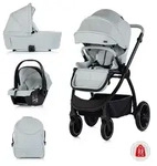 Chipolino Kombikinderwagen 3 in 1 Prestige Babywanne Rucksack i-Size Babyschale