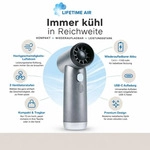 Lifetime Air Tragbarer Handventilator - Mini Ventilator mit 3 Geschwindigkeiten...