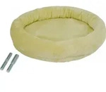 nanook Liegeplatte Durchmesser 50 cm, 2 Schrauben, Farbe 105 - Beige