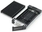 Icy Dock MB601TP-1B, Rack, HDD-K&auml;fig, Metall, Schwarz, 70 mm, 146,9 mm
