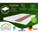 MARPUR Matratzentopper 140x200 TOP5 Kokosauflage, H4, H&ouml;he 20 cm - Wei&szlig;