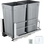 VEVOR ausziehbarer M&uuml;lleimer (27 Qt x 2), doppelter...