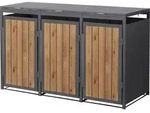 ML-Design M&uuml;lltonnenbox 3er, M&uuml;lltonnenverkleidung f&uuml;r 3 Tonne, 240L...