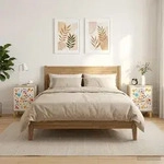 vidaXL Nachttisch MAINZ 2 stk. Sonoma-Eiche 36 x 33 x 50 cm - Braun