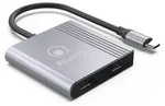 Atlantis Land USB-C-Adapter A04-TC_2HDMI+ Dual HDMI 2x HDMI 1080p 60Hz Kabel 18cm