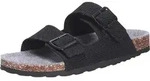 Giesswein Damen Tieffu&szlig;bett Pantolette MERINO SLIDES schwarz Gr&ouml;&szlig;e EUR 39 -