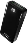 UNIQO Powerbank 20.000 mAh mit USB‐A AFC 22,5 W und USB‐C PD 20 W - Schwarz