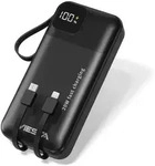 VIESTA&reg; Powerbank 20.000 mAh Schwarz Schnellladen 22,5 W PD 20W USB-C Lightning