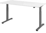 b&uuml;m&ouml; Schreibtisch elektrisch XMST - Nachbildung: Wei&szlig;, Gestell: Graphit,...