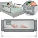 Nukido NK-227 Schutzgitter f&uuml;r Bett, 180 cm, grau