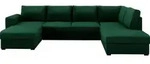 MIRJAN24 Ecksofa Wilma Premium, Eckcouch vom Hersteller, U-Form Schlafsofa,...