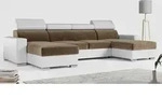MKS MEBLE Ecksofa mit Schlaffunktion und Bettkasten, Wohnlandschaft U-form,...