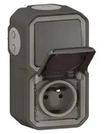 Legrand 0 700 67, Anthrazit, Kunststoff, Matt, IP55, IK08, 250 V - Grau