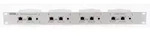 WANTEC 2wIP D-Serie RJ45 19" Rackger&auml;t 4x Sender Switchseite