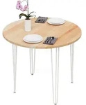 LAMO Manufaktur Esstisch rund 90 cm | Wohnzimmertisch Holz, Runder Tisch |...