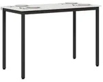 vidaXL Esstisch Wei&szlig; 110 x 55 x 75 cm Massives Kiefernholz - Wei&szlig;