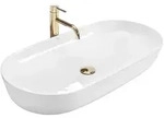 Rea Aufsatzwaschbecken Cleo 81 Oval White - Wei&szlig;