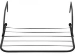 JATA HTEN2403, Steckbares Rack, Polypropylen (PP), Edelstahl, Schwarz, 6 m, Wand- /