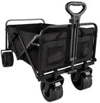 Faltbarer Bollerwagen 100 kg Handwagen Transportwagen Strandwagen Garten...