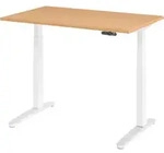 b&uuml;m&ouml; Schreibtisch elektrisch XBHM - Nachbildung: Buche, Gr&ouml;&szlig;e: 120 x 80 cm,