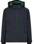 CMP Jungen Skijacke Kid Jacket Snaps Hood - Grau - 128