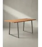 Massivholz Esstisch | Akazienholz Esszimmertisch mit Baumkante | K&uuml;chentisch...
