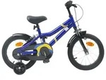 vidaXL Kinderfahrrad 12 Zoll f&uuml;r 2-4 Jahre alt Blau und Schwarz - Blau