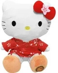 Joy Toy Sanrio Pl&uuml;schfigur Hello Kitty Kimono 24 cm