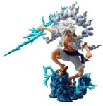 Einteilige Ichibansho-Figur von Monkey D Ruffy Gear 5, 22 cm - Blau