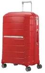Samsonite Flux - Spinner M, Erweiterbarer Koffer, 68 cm, 75/85 L, Rot (Red) &ndash;