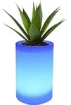Smartwares LED Solarleuchte Blumentopf OSL_60085 wei&szlig; 30 cm RGBW - Wei&szlig;