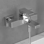 Villeroy & Boch TVT12500100061 Einhebel-Badewannenarmatur - Silber