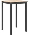 vidaXL Bartisch 70 x 70 x 105 cm Massives Kiefernholz Natur - Braun