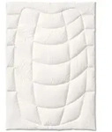 K&uuml;nsem&uuml;ller Naturfaserbettdecke Wildseiden Steppbett Leicht 135x200cm - Wei&szlig;