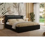MKS MEBLE Polsterbett Doppelbett mit Holzlattenrost GOLD 5 CLASSIC Bettkasten...