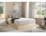 Boxspringbett Schlafzimmerbett ROLAND PREMIUM 200x200cm in Stoff Lincoln...