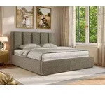 MKS MEBLE Polsterbett SAVINO CLASSIC mit Bettkasten & Stauraum, Doppelbett 160...