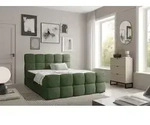 Boxspringbett Schlafzimmerbett SATINE PREMIUM 180x220cm Stoff Coral Meeresgr&uuml;n...