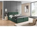 Boxspringbett Schlafzimmerbett DOMINGA PREMIUM 180x200cm Stoff Coral...