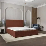 Masseno Polsterbett MIRETTI 160x200 cm, Polsterbett mit Bettk&auml;sten -Braun,...