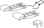 Geberit Bet&auml;tigungstasten f. Geberit Monolith 246174TA1 Sanit&auml;rmodul, Aluminium