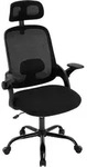 WOLTU B&uuml;rostuhl ergonomisch, Lendenwirbelst&uuml;tze, Wippfunktion, Netzstoff :...